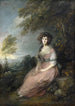 Mme Richard Brinsley Sheridan - Thomas Gainsborough — Ansicht des Kunstwerks