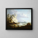 Strand mit Fischern - Thomas Gainsborough — gerahmtes Bild an der Wand