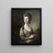 L'Honorable Mme Thomas Graham - Thomas Gainsborough — gerahmtes Bild an der Wand