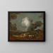 La charrue de Suffolk - Thomas Gainsborough — gerahmtes Bild an der Wand