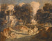 Landschaft mit Bäumen und Bauern auf Pferden - Thomas Gainsborough — Ansicht des Kunstwerks