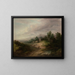 Landschaft mit Höhen - Thomas Gainsborough — gerahmtes Bild an der Wand