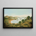 Strand von Kororareka, Bucht der Inseln, Neuseeland - Thomas Gardiner — gerahmtes Bild an der Wand