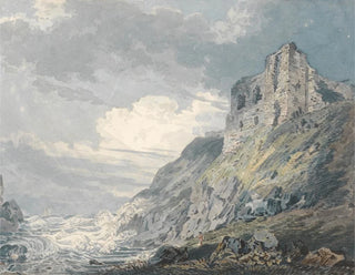 Château de Findlater à Banff - Thomas Girtin — Ansicht des Kunstwerks