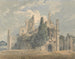 Abbaye de Kirkstall vue du nord-ouest - Thomas Girtin — Ansicht des Kunstwerks