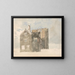 Hall de Layer Marney, Essex - Thomas Girtin — gerahmtes Bild an der Wand