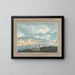 Rochester, Kent, gesehen vom Norden - Thomas Girtin — gerahmtes Bild an der Wand