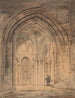 Cathédrale Saint-Albans, Hertfordshire - Thomas Girtin — Ansicht des Kunstwerks