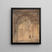 Cathédrale Saint-Albans, Hertfordshire - Thomas Girtin — gerahmtes Bild an der Wand