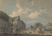 Die Dämmerungshütte in Abbotsbury mit dem Kloster auf dem Hügel - Thomas Girtin — Ansicht des Kunstwerks
