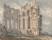 Prieuré de Tynemouth, Northumberland - Thomas Girtin — Ansicht des Kunstwerks