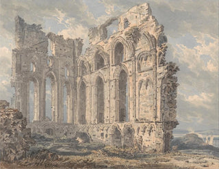 Prieuré de Tynemouth, Northumberland - Thomas Girtin — Ansicht des Kunstwerks