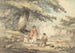 Landschaft mit Bäumen und Figuren um einen Kochkessel - Thomas Hand — Ansicht des Kunstwerks