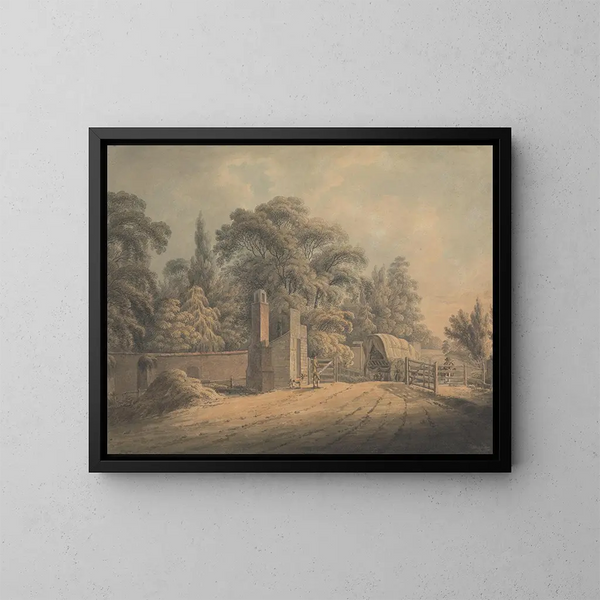Der Mautstelle von Bayswater - Thomas Hearne — gerahmtes Bild an der Wand