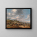 Vue de la plage de Scheveningen - Thomas Heeremans — gerahmtes Bild an der Wand