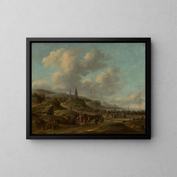 Côte à Scheveningen - Thomas Heeremans — gerahmtes Bild an der Wand