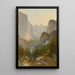 Vallée de Yosemite - Thomas Hill — gerahmtes Bild an der Wand