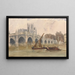 Pont de Westminster et l'abbaye - Thomas Hollis — gerahmtes Bild an der Wand