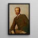 Portrait de Frank Hamilton Cushing - Thomas Hovenden — gerahmtes Bild an der Wand