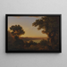 Lac Albano, Italien - Thomas Jones — gerahmtes Bild an der Wand