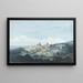 Larici depuis le couvent du Galoro - Thomas Jones — gerahmtes Bild an der Wand