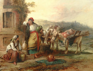 Au puits - Thomas Kent Pelham — Ansicht des Kunstwerks