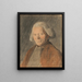 Portrait de Joseph Brown de Norwich 1720-1800 peintre - Thomas Kerrich — gerahmtes Bild an der Wand