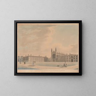 Thomas Malton the Younger - Kings College the Chapel and Clare Hall in the University of Cambridge.webp