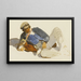 Der Jäger - Thomas Miles Richardson Jr — gerahmtes Bild an der Wand