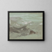 Klippen von Ecclesbourne bei Hastings - Thomas Moran — gerahmtes Bild an der Wand