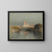 Hacienda auf dem Fluss Lerma, San Juan, Mexiko - Thomas Moran — gerahmtes Bild an der Wand