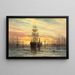 Szene im Hafen - Thomas Moran — gerahmtes Bild an der Wand