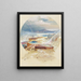 Terrasse Minerva Yellowstone - Thomas Moran — gerahmtes Bild an der Wand