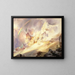 Regenbogen über dem Grand Canyon von Yellowstone - Thomas Moran — gerahmtes Bild an der Wand