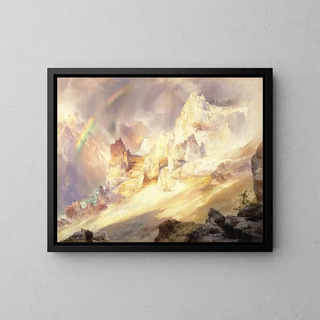 Thomas Moran - Rainbow Over The Grand Canyon Of The Yellowstone.webp