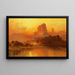 L'Heure dorée - Thomas Moran — gerahmtes Bild an der Wand