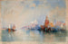 Die Lagune, die auf Santa Maria della Salute blickt - Thomas Moran — Ansicht des Kunstwerks