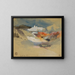 Quellen heißer Quellen im Yellowstone - Thomas Moran — gerahmtes Bild an der Wand