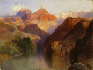 Pic Zoroastre, Grand Canyon, Arizona - Thomas Moran — Ansicht des Kunstwerks