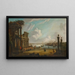 Ein Laune eines mediterranen Hafens - Thomas Patch — gerahmtes Bild an der Wand