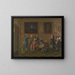 Gentlemen britanniques chez Sir Horace Mann à Florence - Thomas Patch — gerahmtes Bild an der Wand