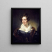 Mary Fairfax, Mme William Somerville (1780 - 1872), Schriftstellerin über Wissenschaft - Thomas Phillips — gerahmtes Bild an der Wand