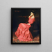 Eine Rose - Thomas Pollock Anshutz — gerahmtes Bild an der Wand
