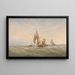 En route vers les lieux de pêche - Thomas Sewell Robins — gerahmtes Bild an der Wand