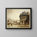 L'Institut de la aile gauche avec le portique - Thomas Shotter Boys — gerahmtes Bild an der Wand