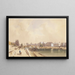 Le Pont-Royal en 1833 - Thomas Shotter Boys — gerahmtes Bild an der Wand