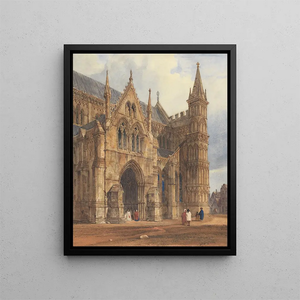 Thomas Shotter Boys - The NorthWest Porch of Salisbury Cathedral.webp