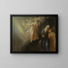 Prospero, Miranda und Ariel in Die Sturm, Akt I, Szene II - Thomas Stothard — gerahmtes Bild an der Wand