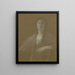 Ein Moment der Reflexion - Thomas Wilmer Dewing — gerahmtes Bild an der Wand