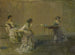 Der Klatsch - Thomas Wilmer Dewing — Ansicht des Kunstwerks